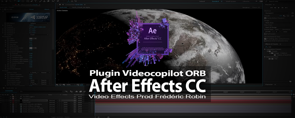 After Effects : Plugin gratuit pour créer des planètes 3D réalistes