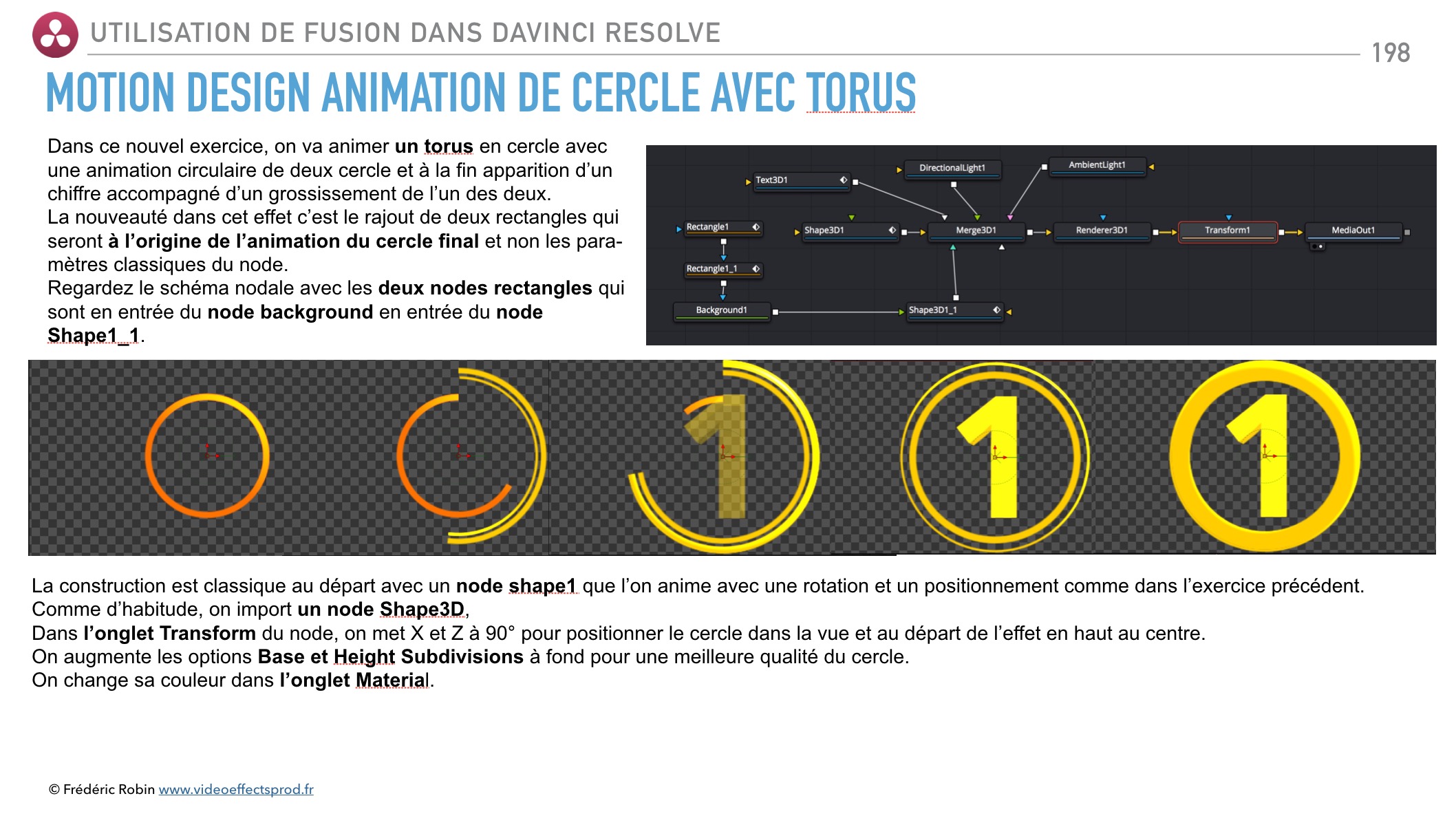 Utiliser Fusion dans DaVinci Resolve : PDF de formation en français