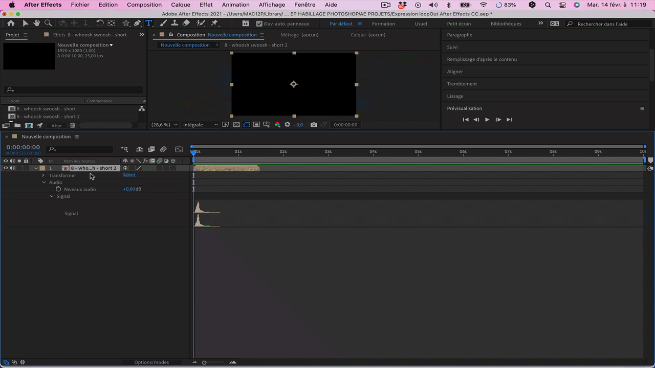 Remappage Temporel sur un calque