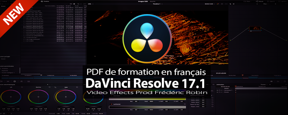 DaVinci Resolve 17 : PDF de formation en français