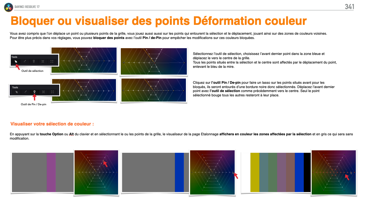 Utilisation du Color Wraper de DaVinci Resolve