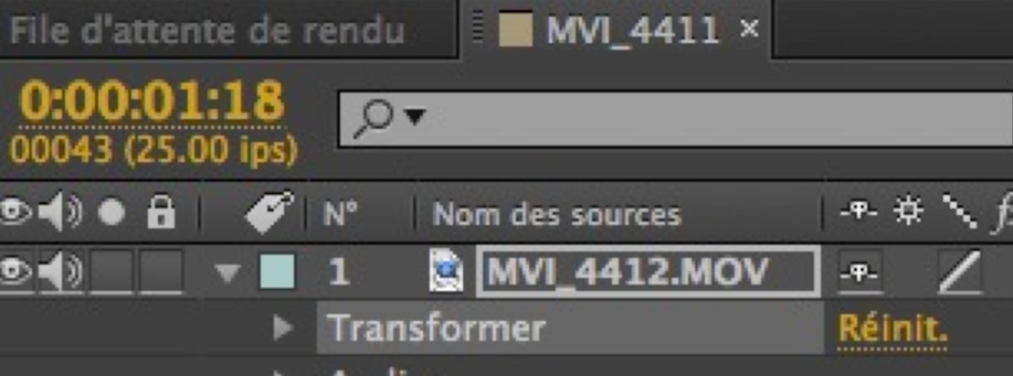 After Effects CC : Créer une composition