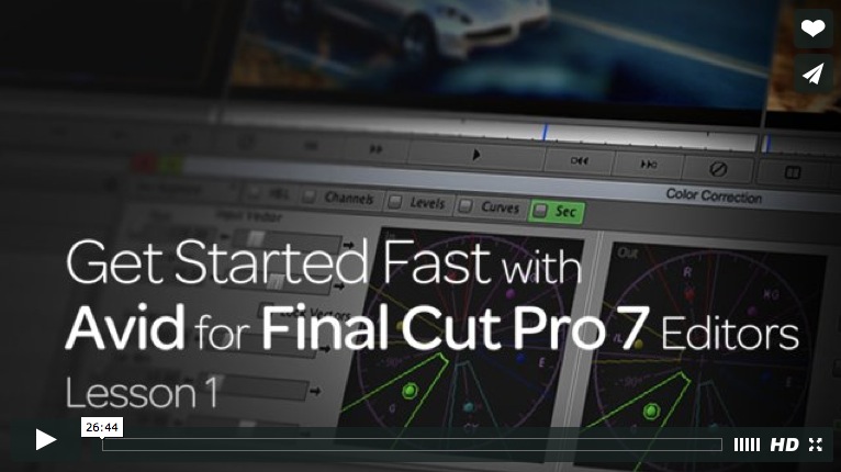 Avid Media Composer 7 pour les utilisateurs de Final Cut Pro 7