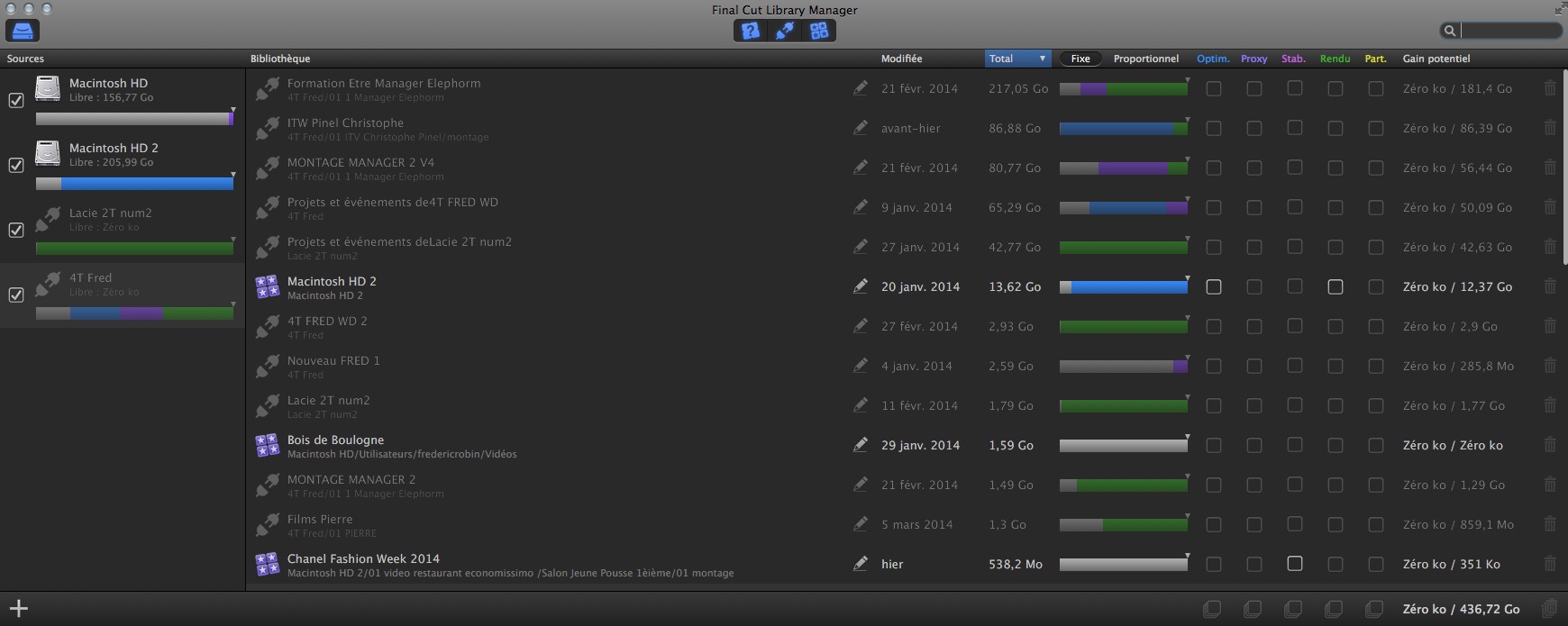 Final Cut Library Manager version 1.5