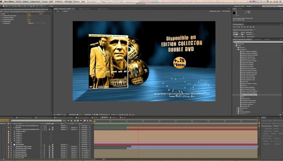 After Effects : Créez un Packshot DVD