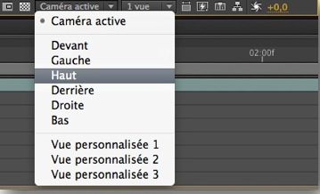 After Effects : les options de la fenêtre montage