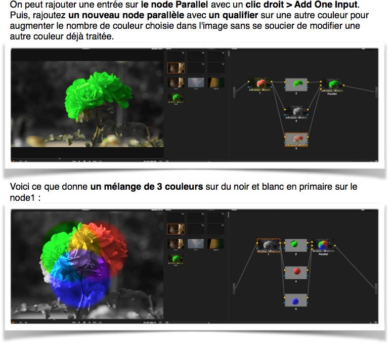 Chaque type de Node est expliqué avec des exemples de travail et de combinaison.