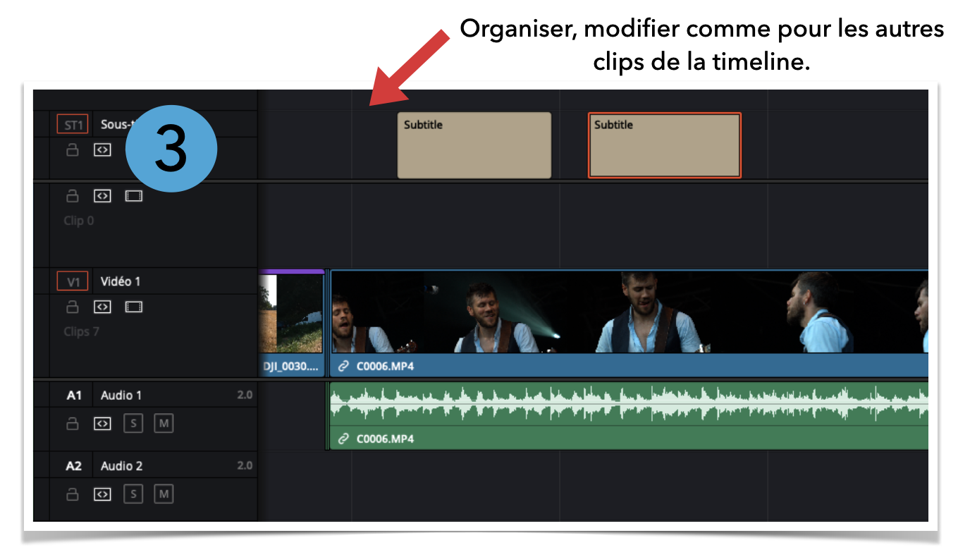 DaVinci Resolve : la gestion des sous-titres