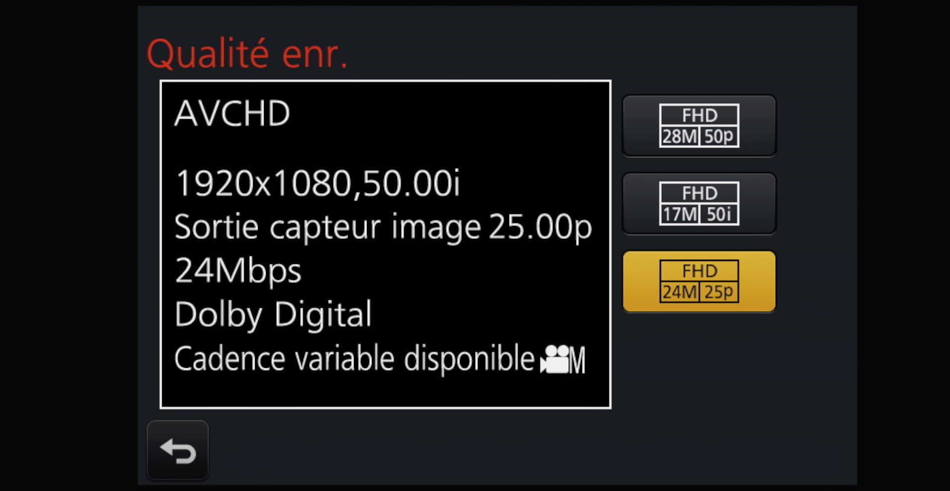 Changer la cadence maximale dune vidéo avec le GH4 de Panasonic.