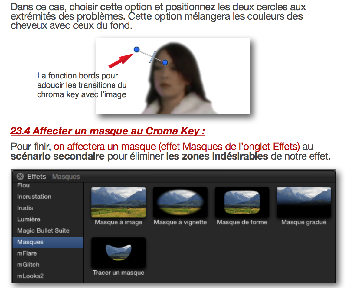 Le chroma key sous FCPX