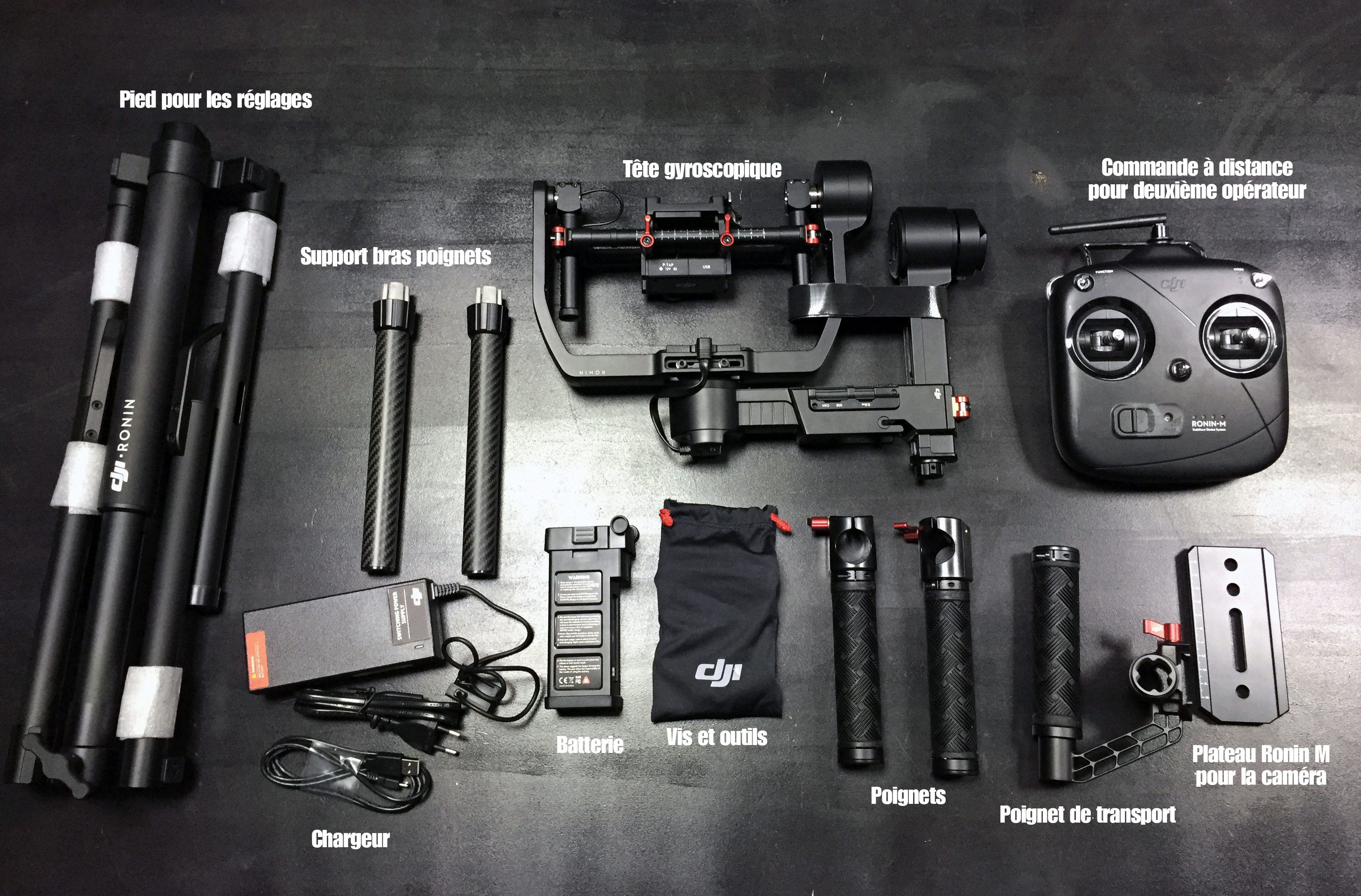 Déballage du Ronin M de DJI.