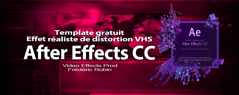 After Effects : free template "Créer un look VHS"