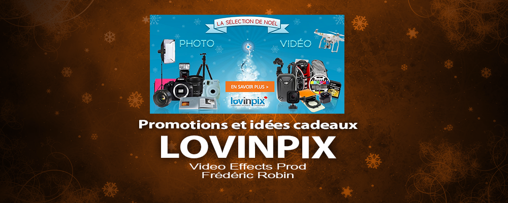 Promotion de Noël et idées de cadeaux chez Lovinpix