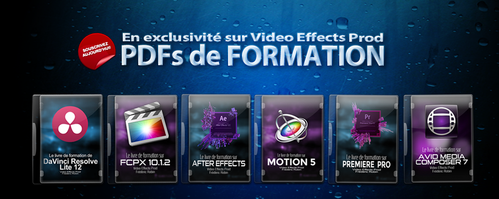 Les livres de formation aux logiciels de Post-Production