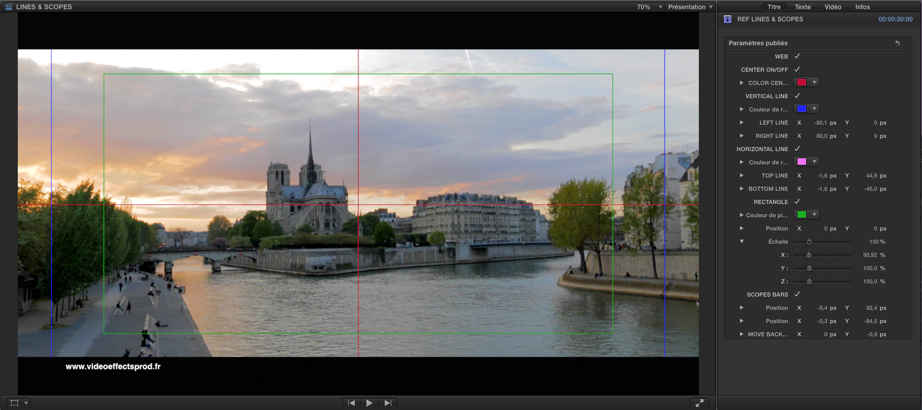 Créez des repères à votre convenance avec FCPX ou Motion 5