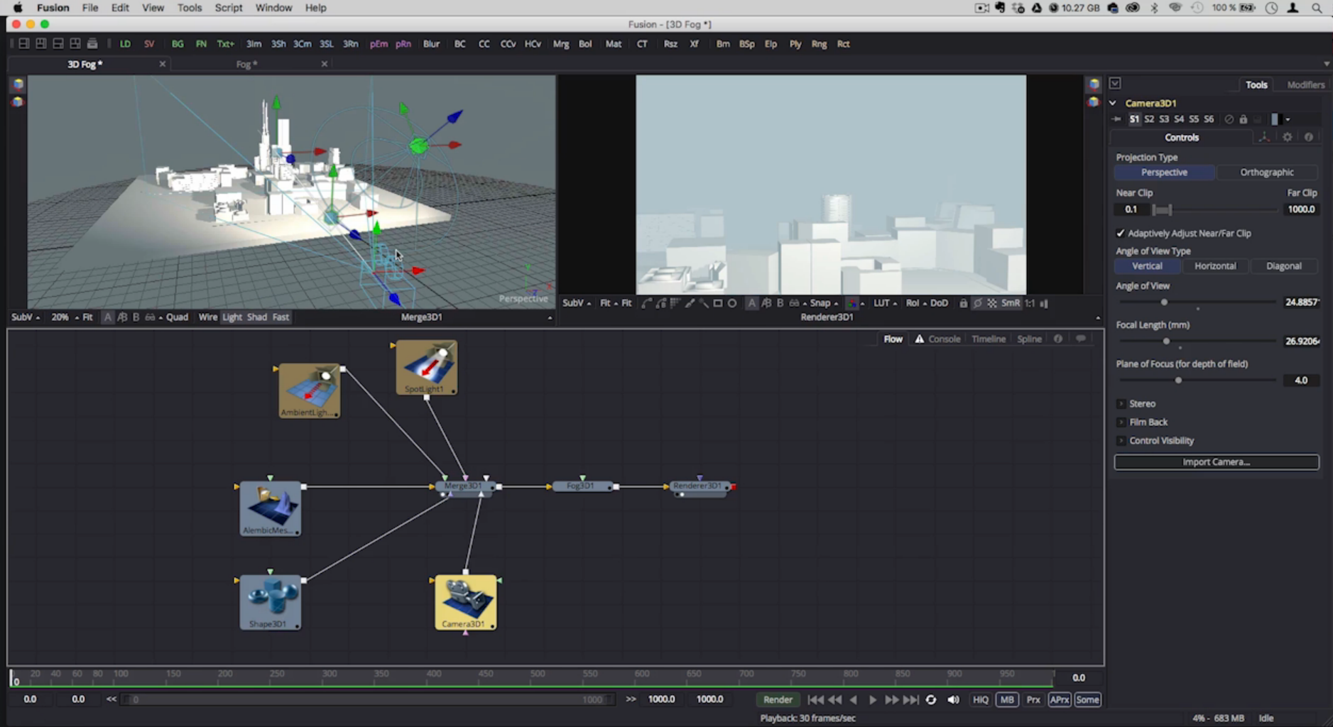 La 3D dans Fusion 8 de Blackmagic