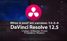 DaVinci Resolve 12 : mise à jour en 12.5.4