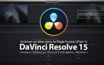 DaVinci Resolve 15 : Créer une animation de texte (Part 1)