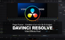 DaVinci Resolve : Créer un mur d'image dans la Page Fusion