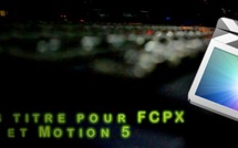 FCPX : Template Sous-titre