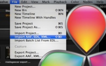 DaVinci Resolve et FCPX : importer XML et vérification fichier Part 28