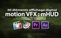 motionVFX : mHUD 50 éléments d'affichage digital