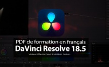 DaVinci Resolve 18.5 mise à jour : PDF de formation en français