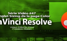 DaVinci Resolve 11 : L'onglet Sizing de la page Color #47