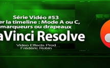 DaVinci Resolve 11 : Trier la timeline avec le mode A ou C, les marqueurs ou les drapeaux #53