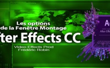 After Effects : Les options de la fenêtre Montage