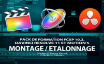 Pack de formation FCPX 10.2, Motion 5 et DaVinci Resolve 11