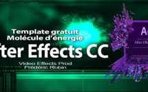 After Effects : free template créer une molécule d'énergie