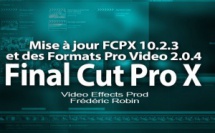 FCPX 10.2 : mise à jour en version 10.2.3