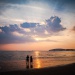 Plage de AO NANG coucher de soleil