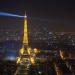 La Tour Eiffel illuminée de nuit